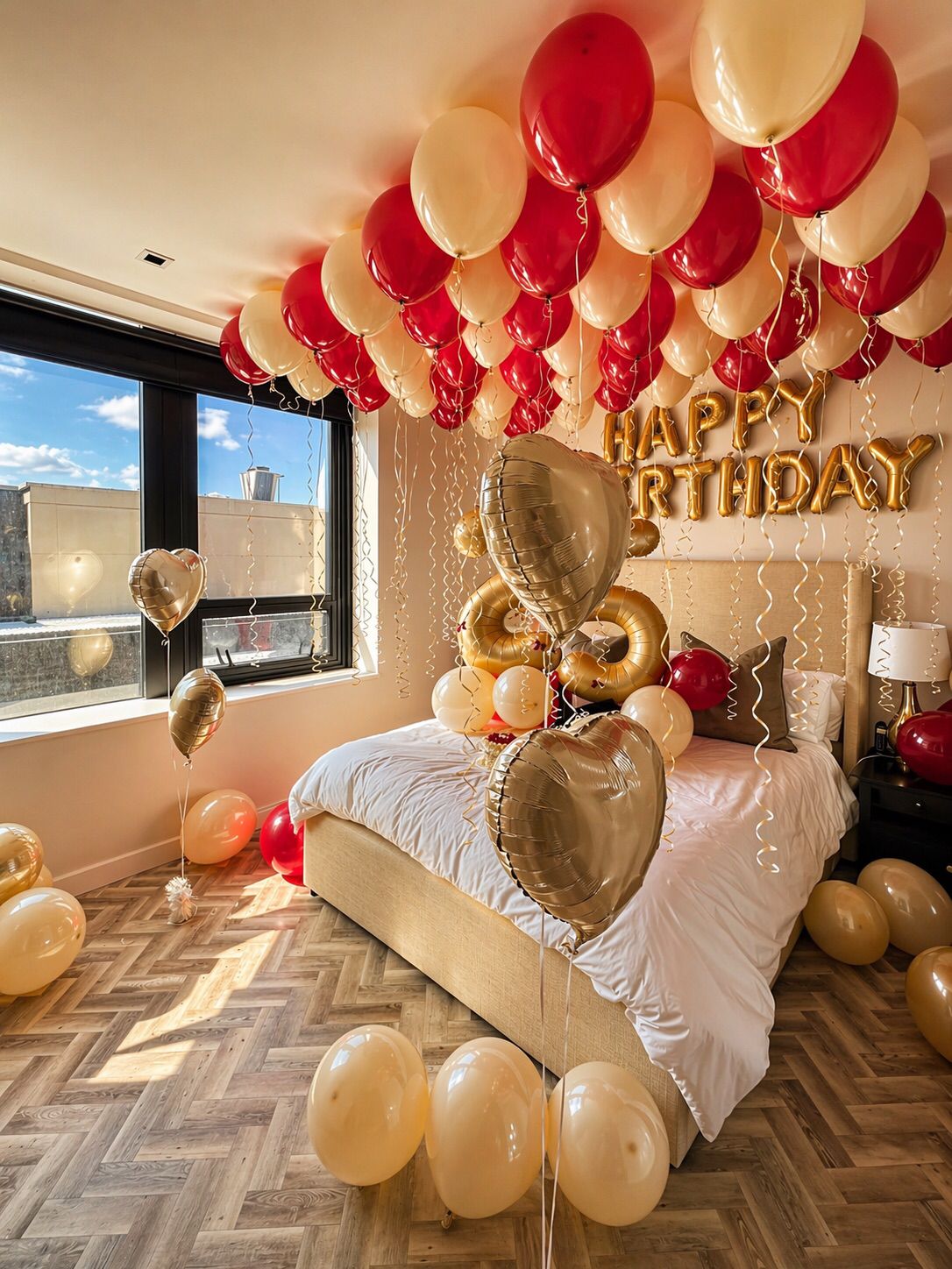 Birthday room setup